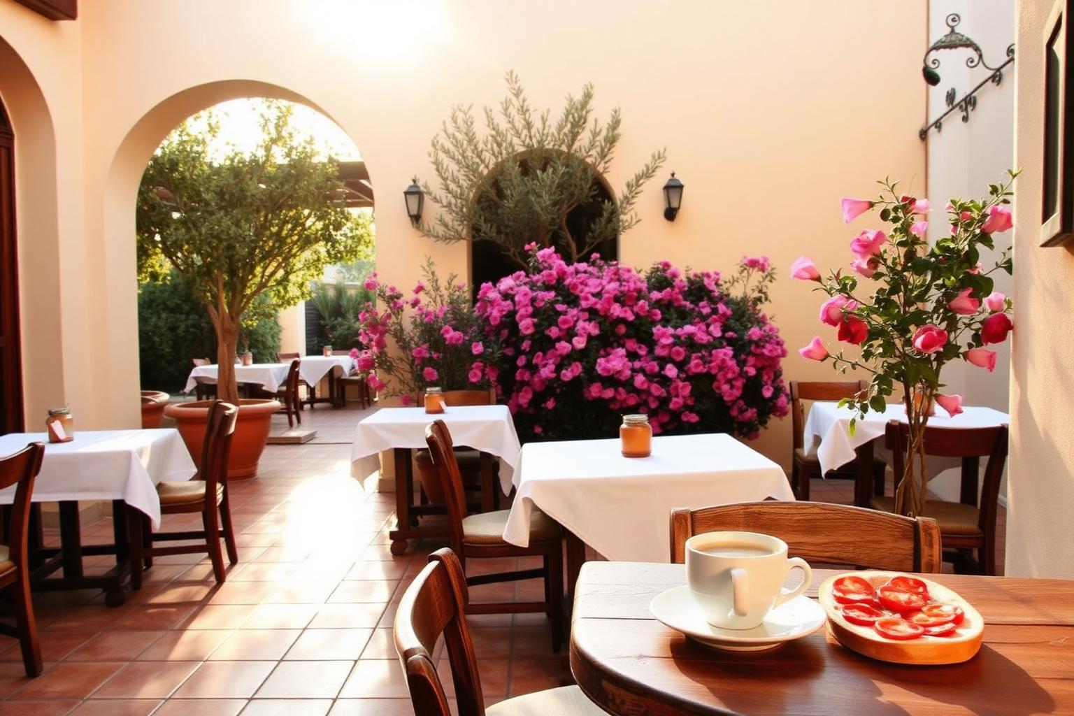 Terraza del Bar Los Rosales en Cañada de Gallego, Mazarrón
